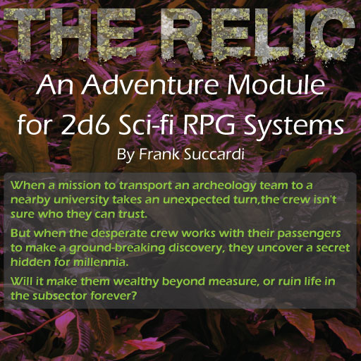 The Relic - adventure for sci-fi rpg