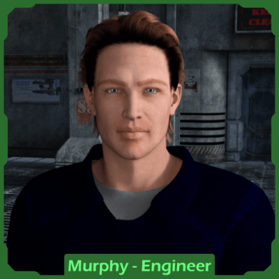 Traveller RPG Character: Engineering Officer Murphy