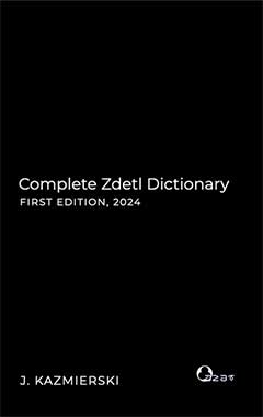 The Complete Zdetl Dictionary cover