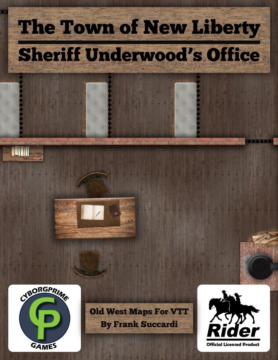 VTT Map Set - #081 Bank, General Store & Sheriff's Office with